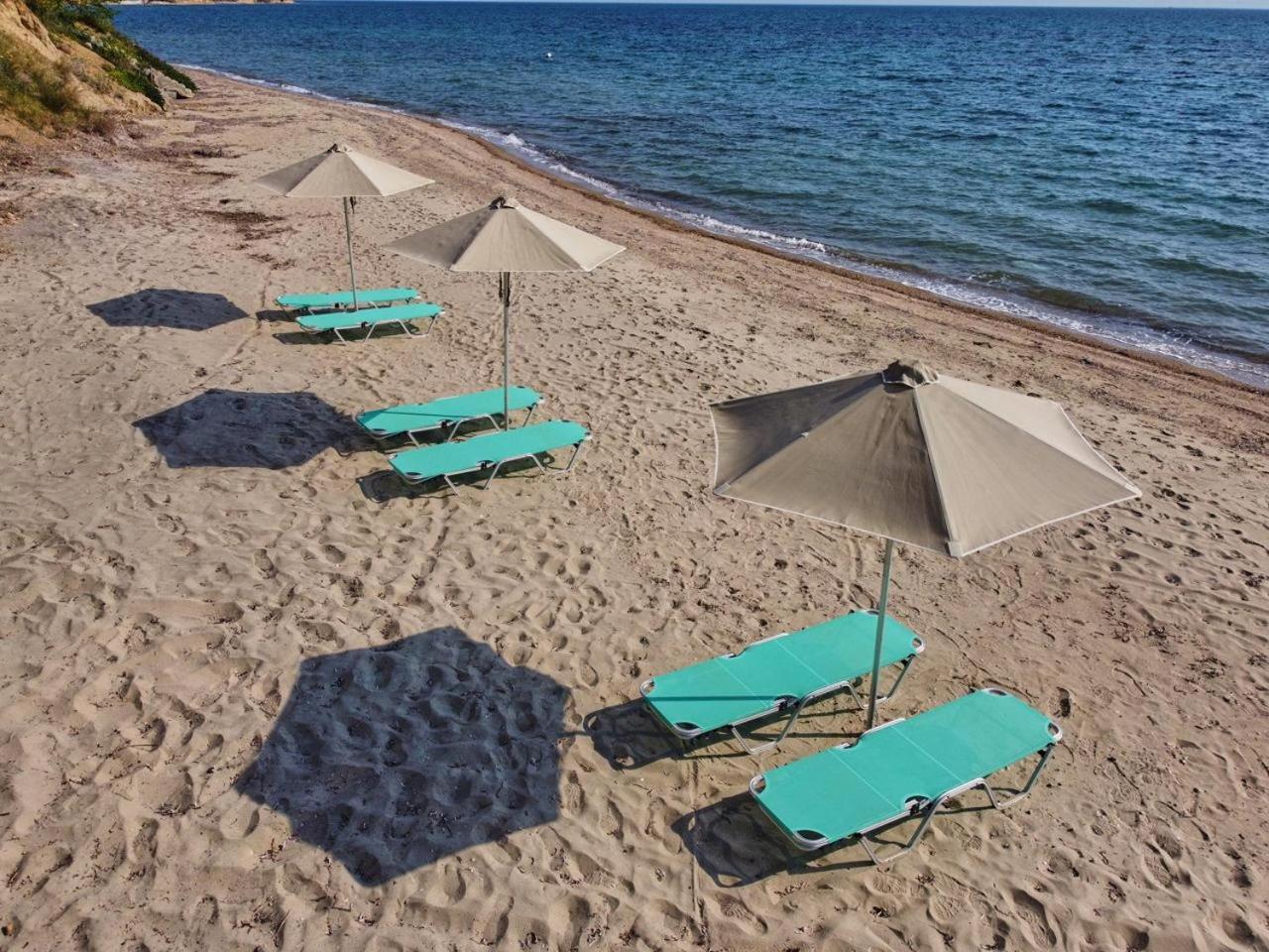 Summerday Villa Private Beach نيا إيراكليا المظهر الخارجي الصورة